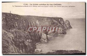 Old Postcard The extreme tip of Cap Frehel The Falconers detaches the Palaise...