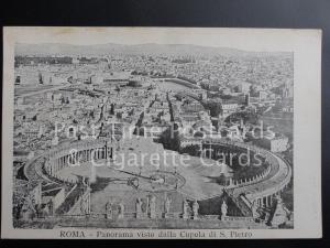 Old PC Italy: ROMA - Panorama visto dalla Cupola di S. Pietro