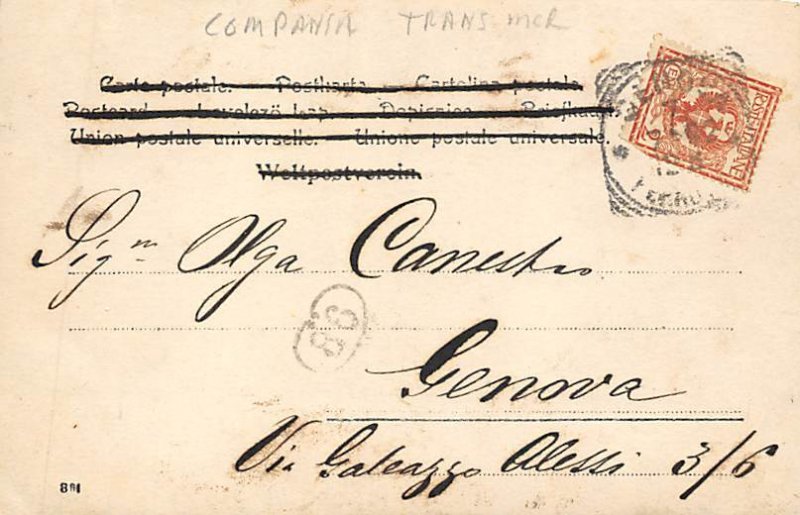 Cabanal Compania Trasmediterranea Ship 1902 