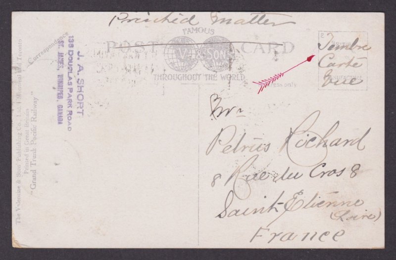 Postcard, CANADA, Skeena River, Grand Canyon