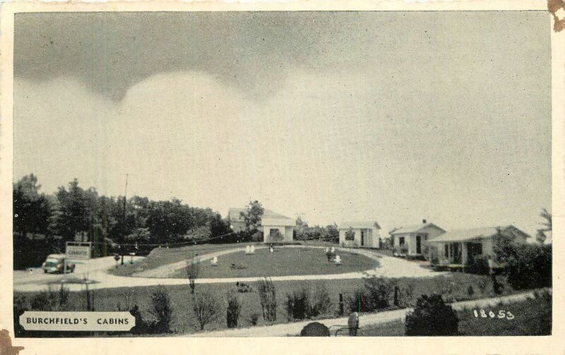 Tennessee Burchfield's Cabin roadside #18053 Northwestern Postcard 22-8055