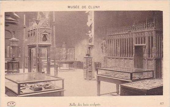 France Musee de Cluny Salle des bois sculptes