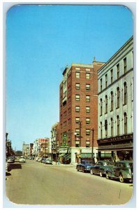 1994 View of Main Street Hotel Freeport Illinois IL Vintage Posted Postcard