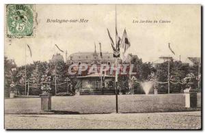 Boulogne sur Mer Old Postcard Gardens Casino