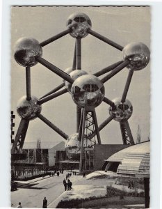 Postcard Atomium Brussels Belgium