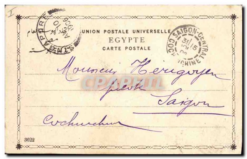 Old Postcard Marchand d & # 39Esclaves Egypt Egypt