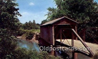 Kissing Bridge, IA USA Covered Bridge Unused 