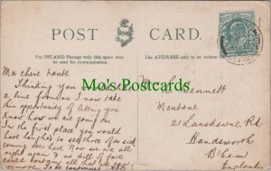 Genealogy Postcard - Bennett, 21 Lansdowne Road, Handsworth, Birmingham  GL1719