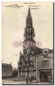 Angers Old Postcard Basilica of the Madeleine