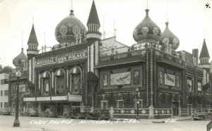 PC CPA US, SD, MITCHELL, CORN PALACE 1946, VINTAGE REAL PHOTO POSTCARD (b6888)