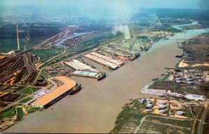 Alabama Montgomery Aerial View Alabama State Docks