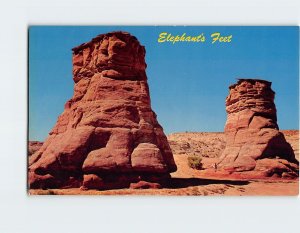 Postcard Elephant's Feet, Monument Valley, Tonalea, Arizona