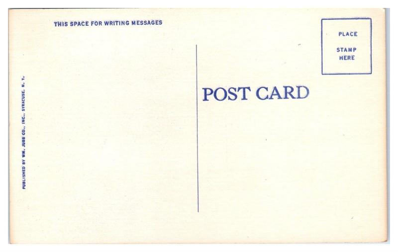 Mid-1900s Ye Olde American Hotel, Waterville, NY Postcard