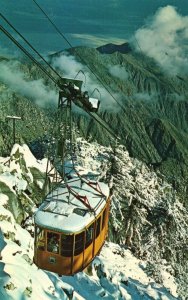 USA Aerial Tramway Palm Springs California Chrome Postcard 09.00