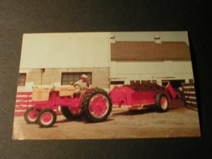Case tractor Case spreader Postcard Dealer Dover Delaware