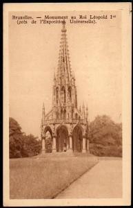 BELGIUM : BRUXELLES MONUMENT AU ROI LEOPOLD