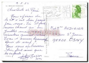 Postcard Modern Vendeen Mill Windmill