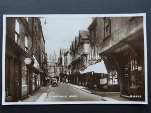 Yorkshire YORK Stonegate showing KILVINGTON & Co c1938 RP by Valentine G8463