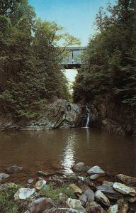 MIDDLEBURY, VT Vermont   HALPIN BRIDGE~SWIMMING HOLE  Addison Co  1962 Postcard