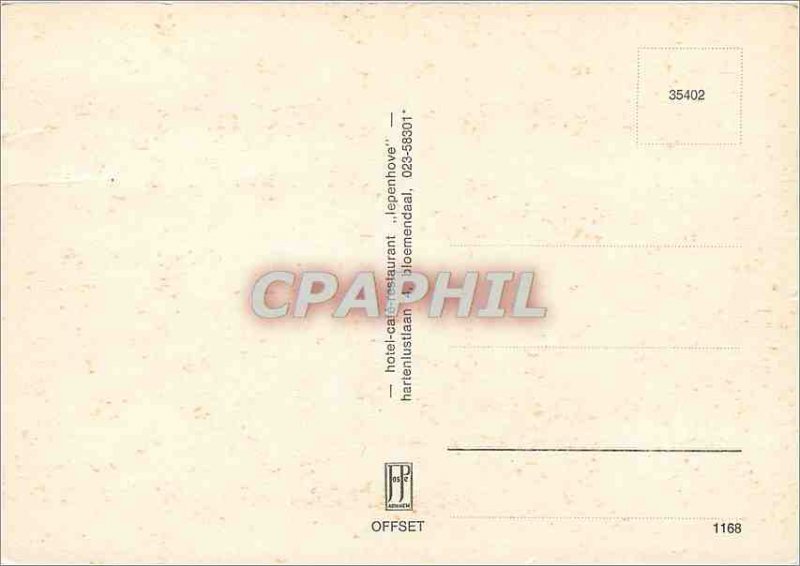 Postcard Modern Hotel Restaurant Lepenhove