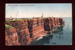 016215 LIGHTHOUSE in Helgoland Germany Vintage colorful PC