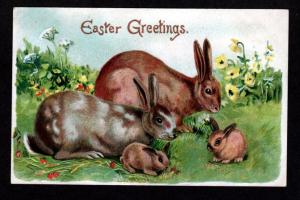 U S 19xx Easter Picture Postcard!