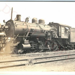 1936 Green Bay, Wis. Milwaukee Road 7042 Locomotive RPPC Photo CMStP Railway A49