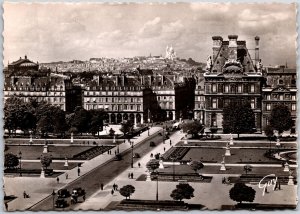 Paris Et Ses Merveilles La Butte Montmartre France Real Photo RPPC Postcard