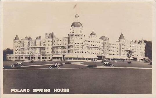 Maine Poland Spring House 1918 Real Photo RPPC