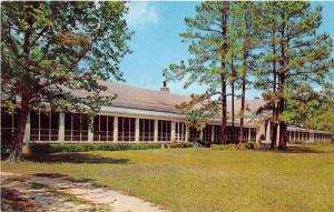 Camp Lejeune North Carolina~Marine Corps Base Marston Pavilion~1956 Postcard