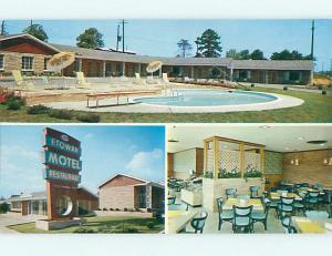 Unused 1950's OLD CARS & ETOWAH MOTEL & RESTAURANT Etowah Tennessee TN u4502@