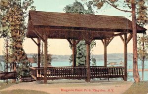 KINGSTON NEW YORK~KINGSTON POINT PARK-1909 PSTMK POSTCARD