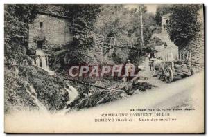 Old Postcard Campaign D & # 1914 39Orient 1918 Bukovo mills Army Views