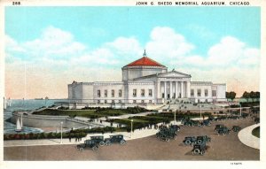 Vintage Postcard John G. Shedd Memorial Aquarium Grant Park Chicago Illinois ILL