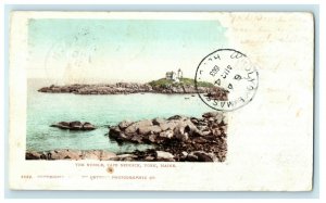 1903 The Nubble Cape Neddick York Maine ME Beach Posted Postcard 