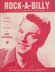 Rock-A-Billy Guy Mitchell 1950s Sheet Music