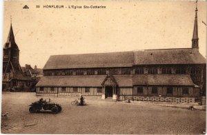 CPA Honfleur L'Eglise Ste-Catherine FRANCE (1286107)