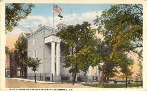 Civil War, c.'19, Confederate  White House , Richmond,Va,Old Postcard