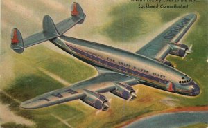 Advertising Eastern Airlines Constellation Artist Impression Postcard 7907