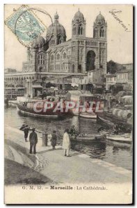 Old Postcard Marseille La Cathedrale