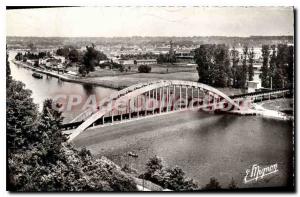 Old Postcard Champagne Sur Seine La Passerelle Des Eaux