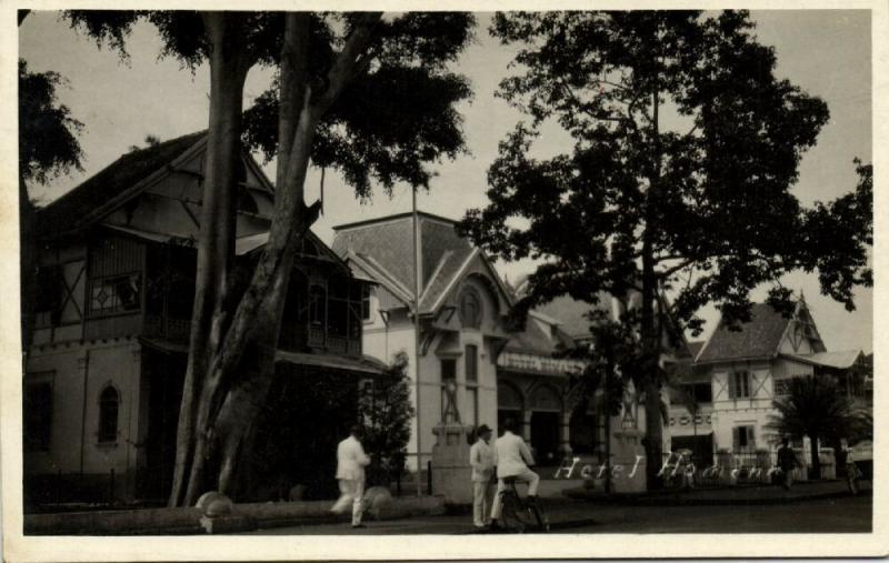 indonesia, JAVA BANDUNG, Hotel Homann (1930s) RPPC Postcard