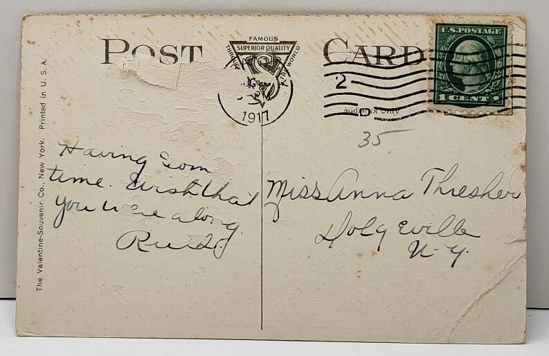 Albany New York Teneyck Hotel c1917 Postcard B18