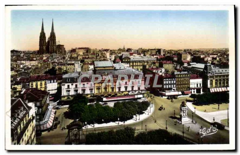 Old Postcard Clermont Ferrand Jaude square
