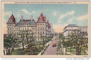 New York Albany State Capitol Building & New State & Educations Build...