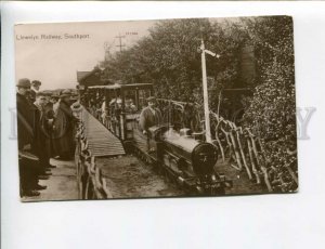3173207 UK Southport Liewelin Children Railway Vintage postcard
