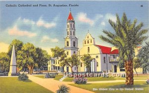 Catholic Cathedral & Plaza - St Augustine, Florida FL