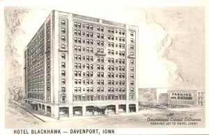 Iowa Davenport Hotel Blackhawk