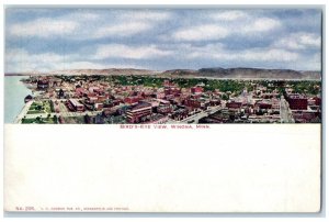 c1905 Bird's-Eye View Exterior Building Lake Winona Minnesota Vintage Postcard