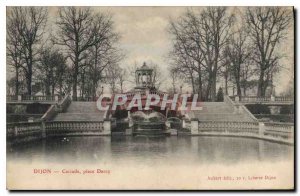 Old Postcard Dijon Cascade Place Darcy